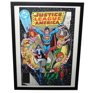Justice League of America #217 Framed 12x16 Cover Art‎ George Pérez | DC Comics
